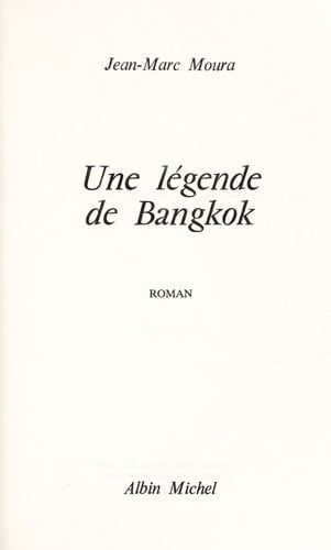 Une légende de Bangkok