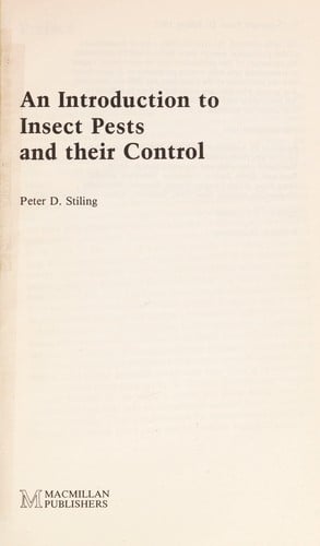 An Introduction to Insect Pests and Their Control
