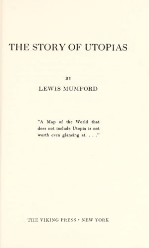 The story of Utopias