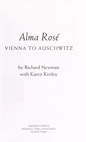 Alma Rosé