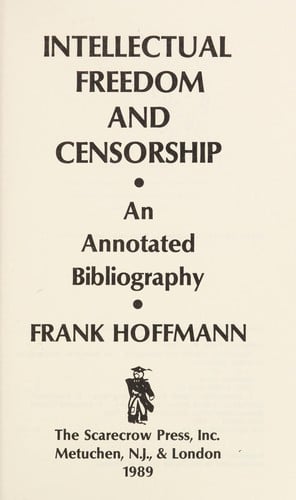 Intellectual freedom and censorship