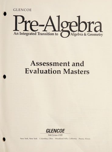 Glencoe pre-algebra