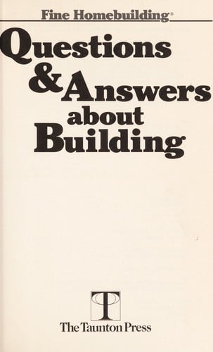 Questions & answers about building