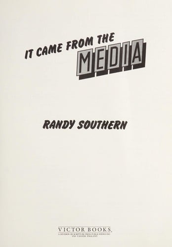 It came from the media