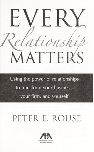 Every relationship matters