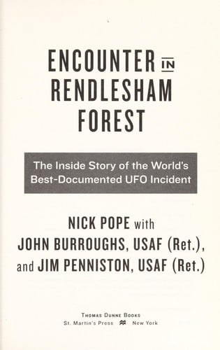 Encounter in Rendlesham Forest
