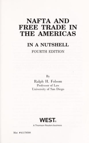 NAFTA and free trade in the Americas in a nutshell