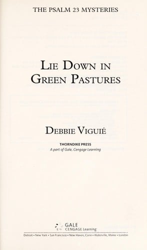 Lie down in green pastures