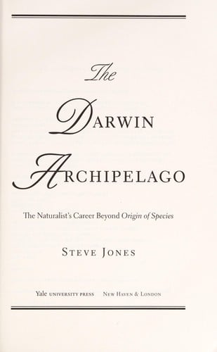 The Darwin archipelago