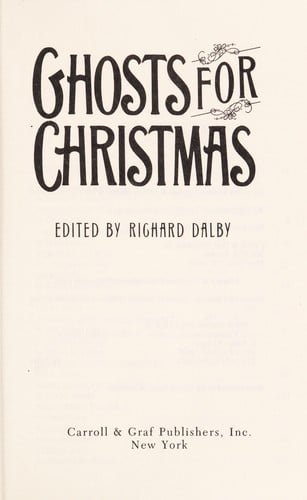 Ghosts for Christmas