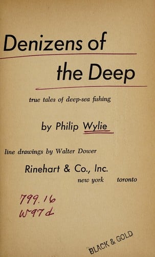 Denizens of the deep