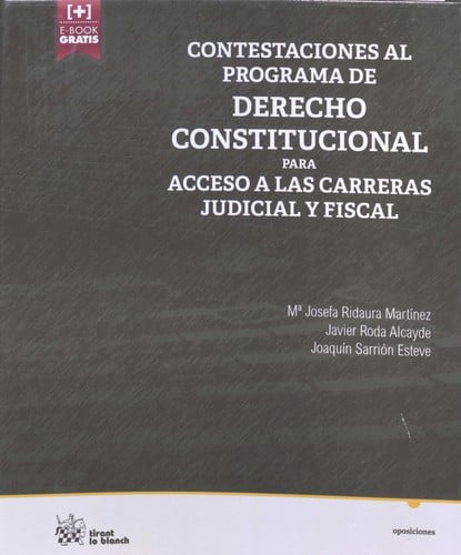 Contestaciones al programa de derecho constitucional para acceso a las carreras judicial y fiscal