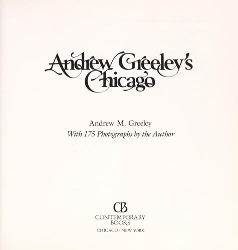 Andrew Greeley's Chicago