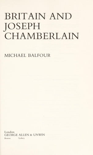 Britain and Joseph Chamberlain
