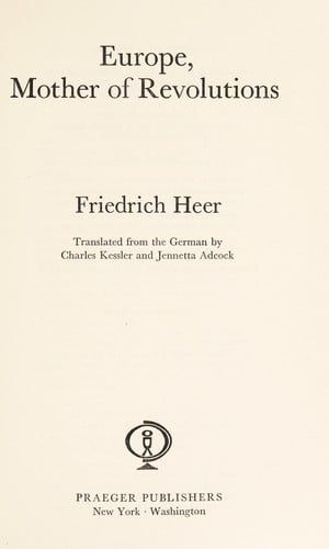 Europe, mother of revolutions