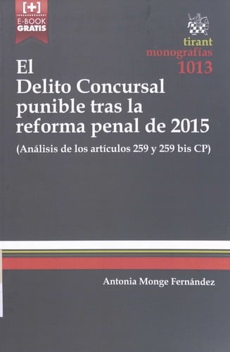 El delito concursal punible tras la reforma penal de 2015