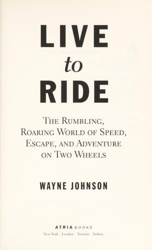 Live to ride