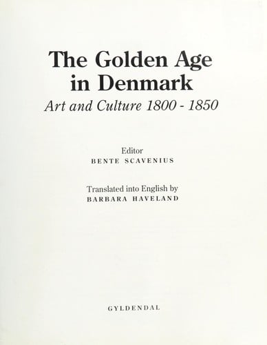The Golden Age in Denmark