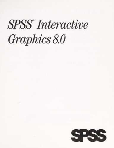 SPSS Interactive Graphics 8.0
