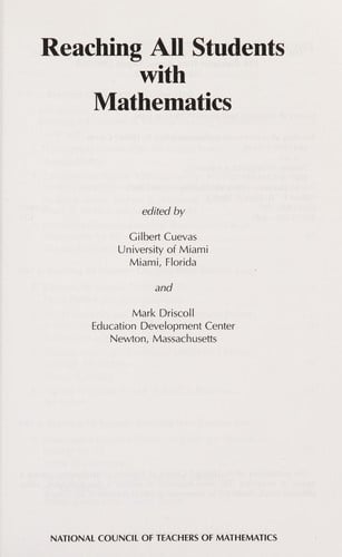 Reaching all students with mathematics