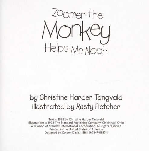 Zoomer the monkey helps Mr. Noah