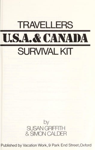 Travellers U.S.A. & Canada survival kit