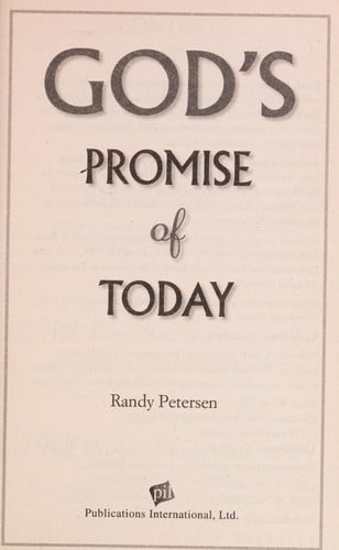 God's promise of today