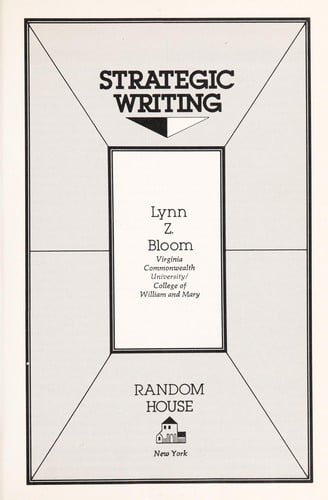 Strategic writing