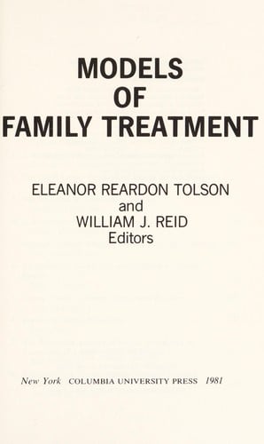 Models of family treatment