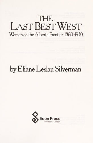 The last best West