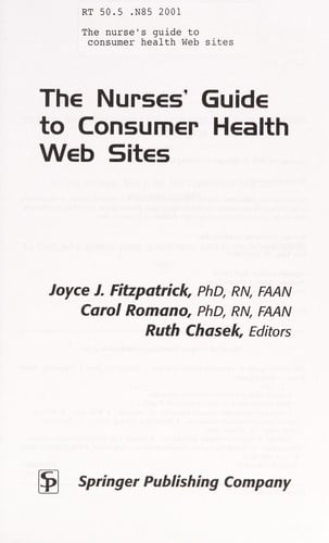 The nurse's guide to consumer health Web sites