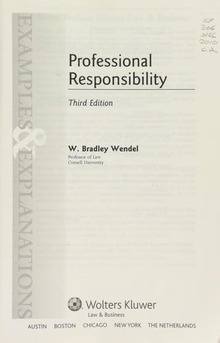 Professional responsibility