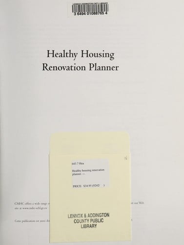 Health housing renovation planner