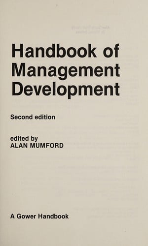 Handbook of management development