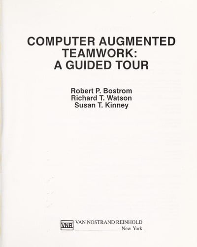 Computer augmented teamwork