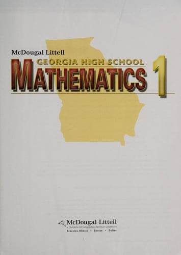 Georgia high school mathematics