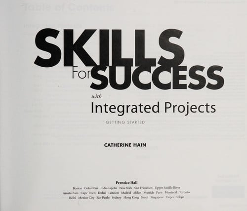 Skills for success with integrated projects