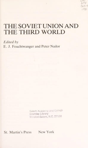 The Soviet Union and the Third World