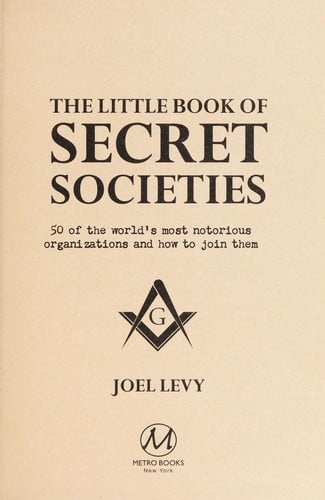 The Little Book of Secret Societies