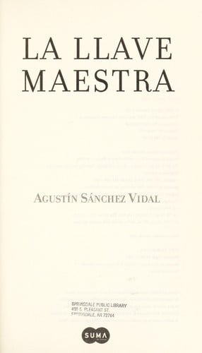 La llave maestra