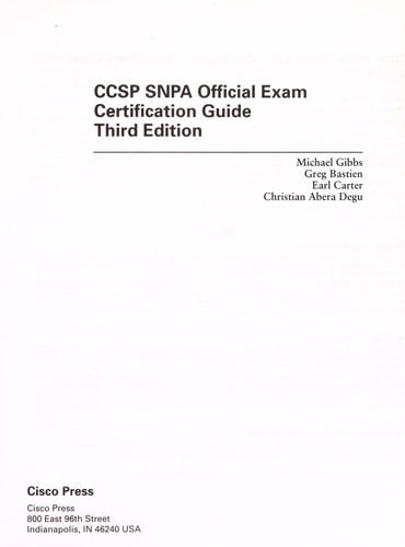CCSP SNPA official exam certification guide