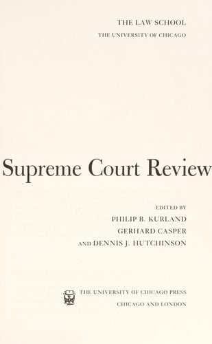 The Supreme Court review