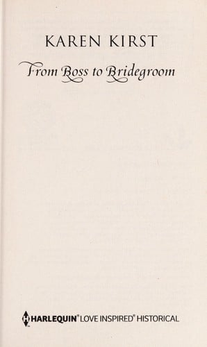 From boss to bridegroom