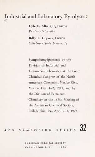 Industrial and laboratory pyrolyses