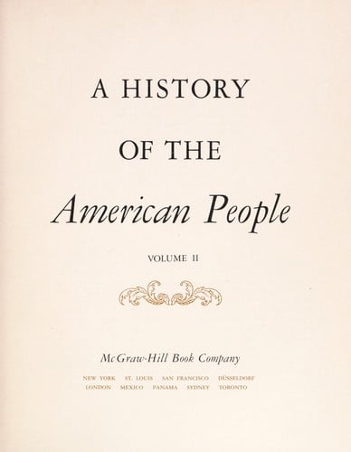A history of the American people