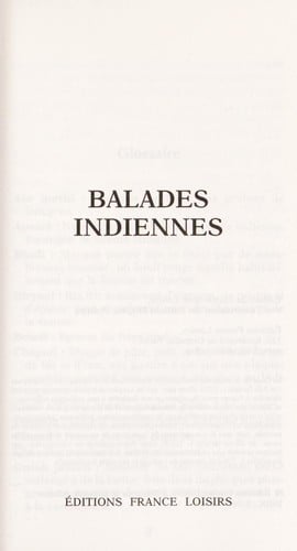 Balades indiennes