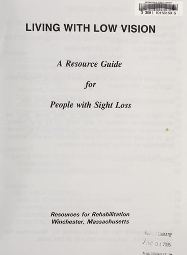 Living with low vision