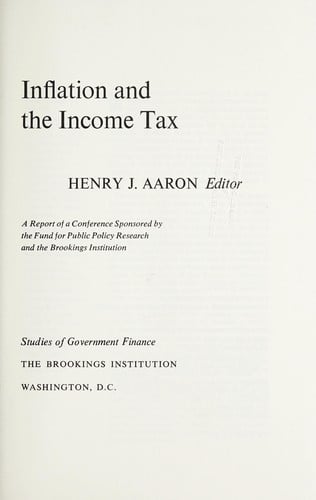 Inflation and the income tax