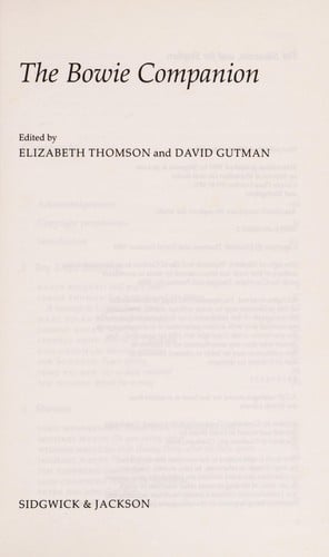 The Bowie companion