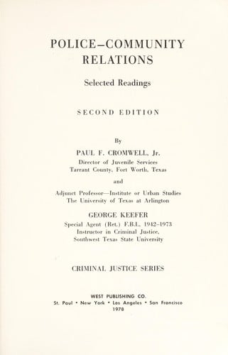 Police-community relations